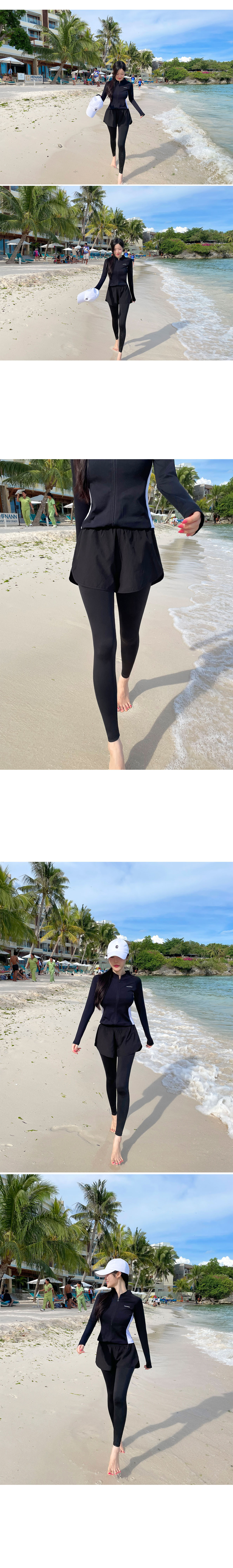 [자체제작]골반핏 워터팬츠 레깅스 래쉬가드 일체형워터레깅스 상세 이미지 7