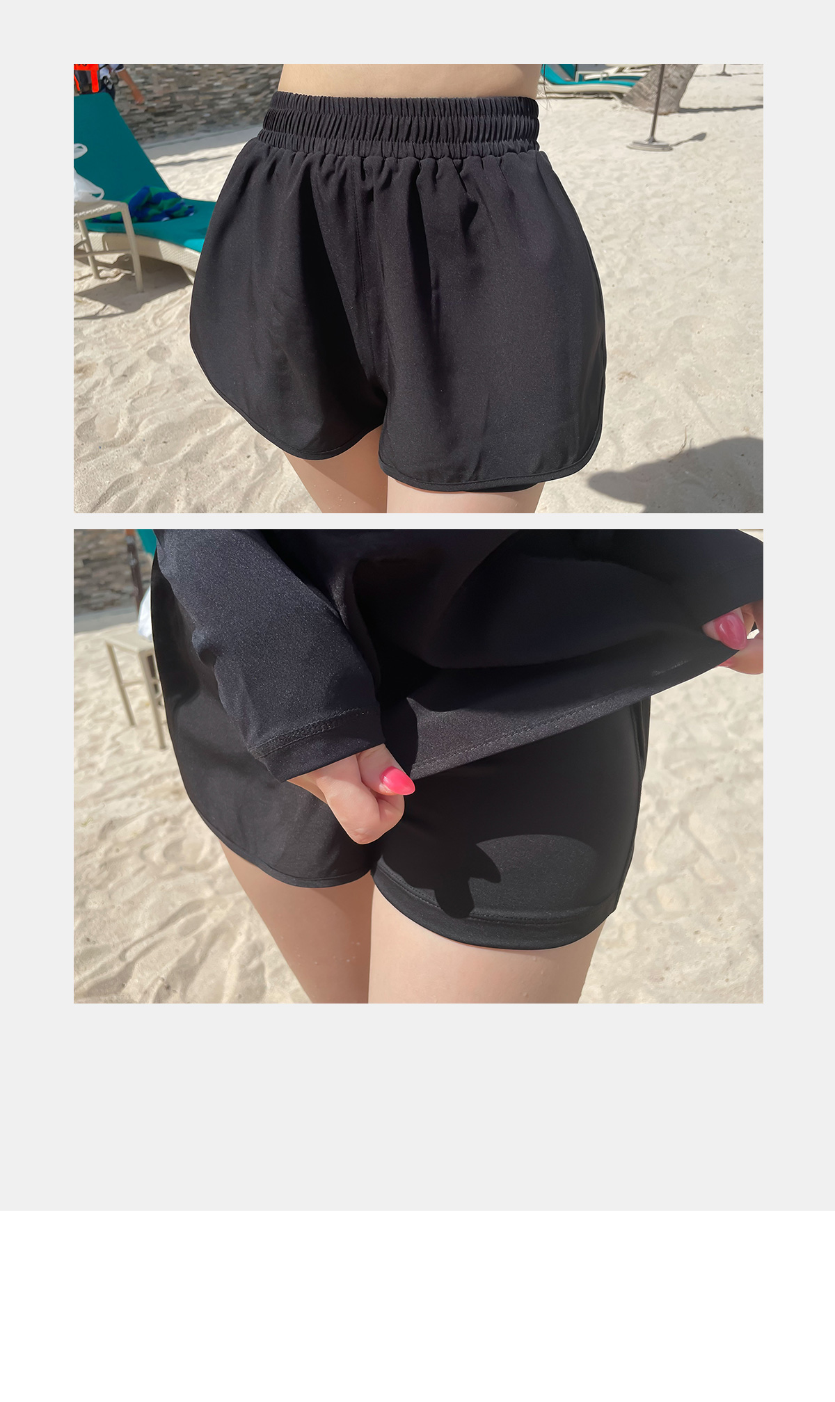 [자체제작] 팔날씬핏 핑크99.9%자외선차단 팔뚝살커버 핑크배색 슬림핏 래쉬가드 수영복 비치웨어 상세 이미지 14